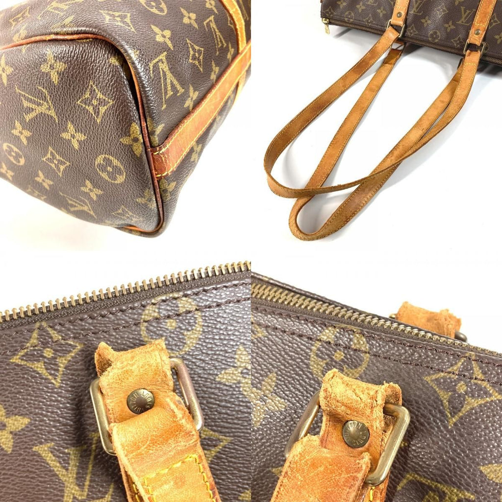 Louis Vuitton Shoulder Bag Monogram Canvas Brown — view 7