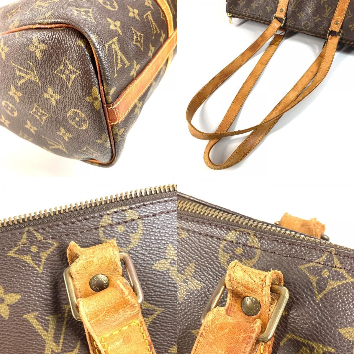 Louis Vuitton Shoulder Bag Monogram Canvas Brown — view 7