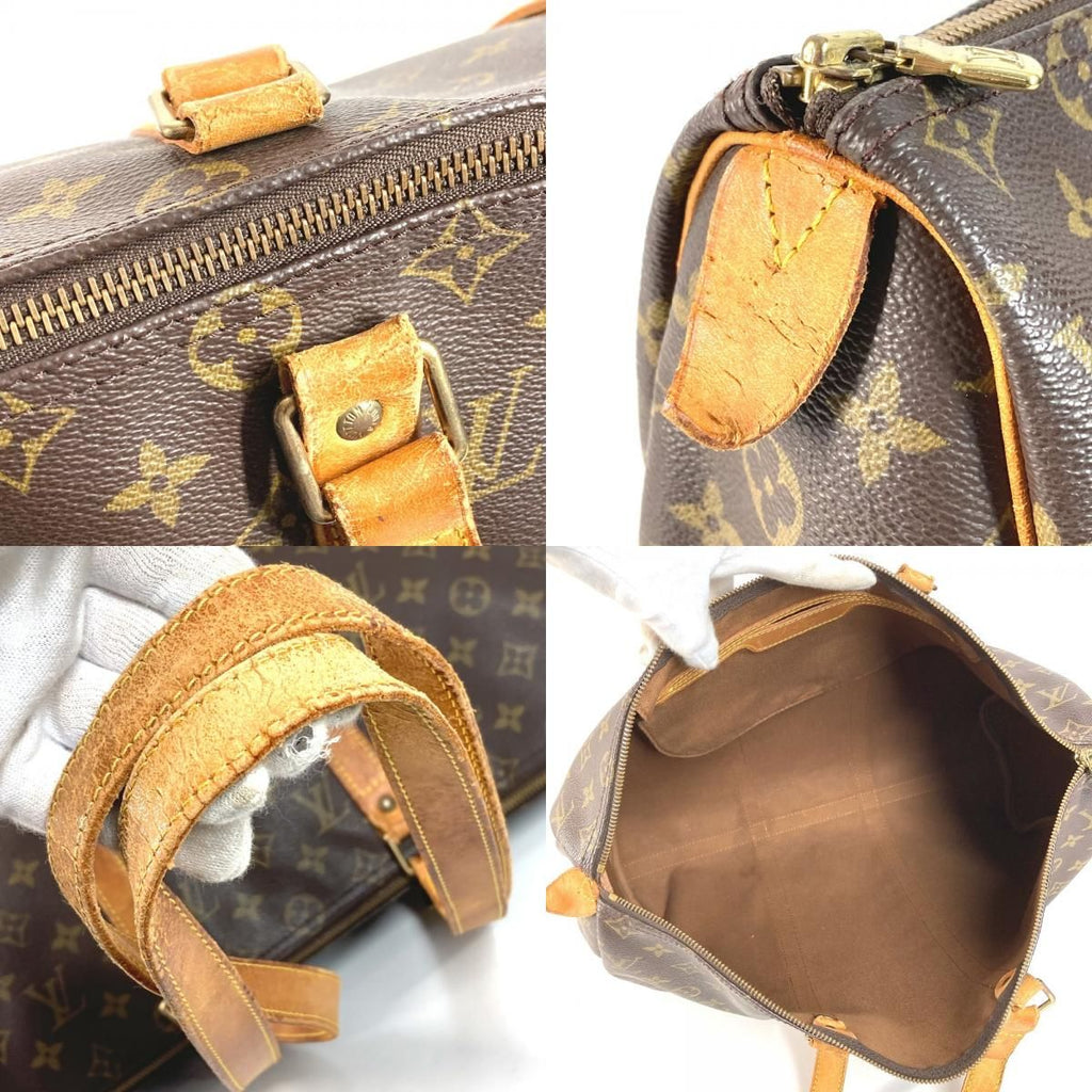 Louis Vuitton Shoulder Bag Monogram Canvas Brown — view 8