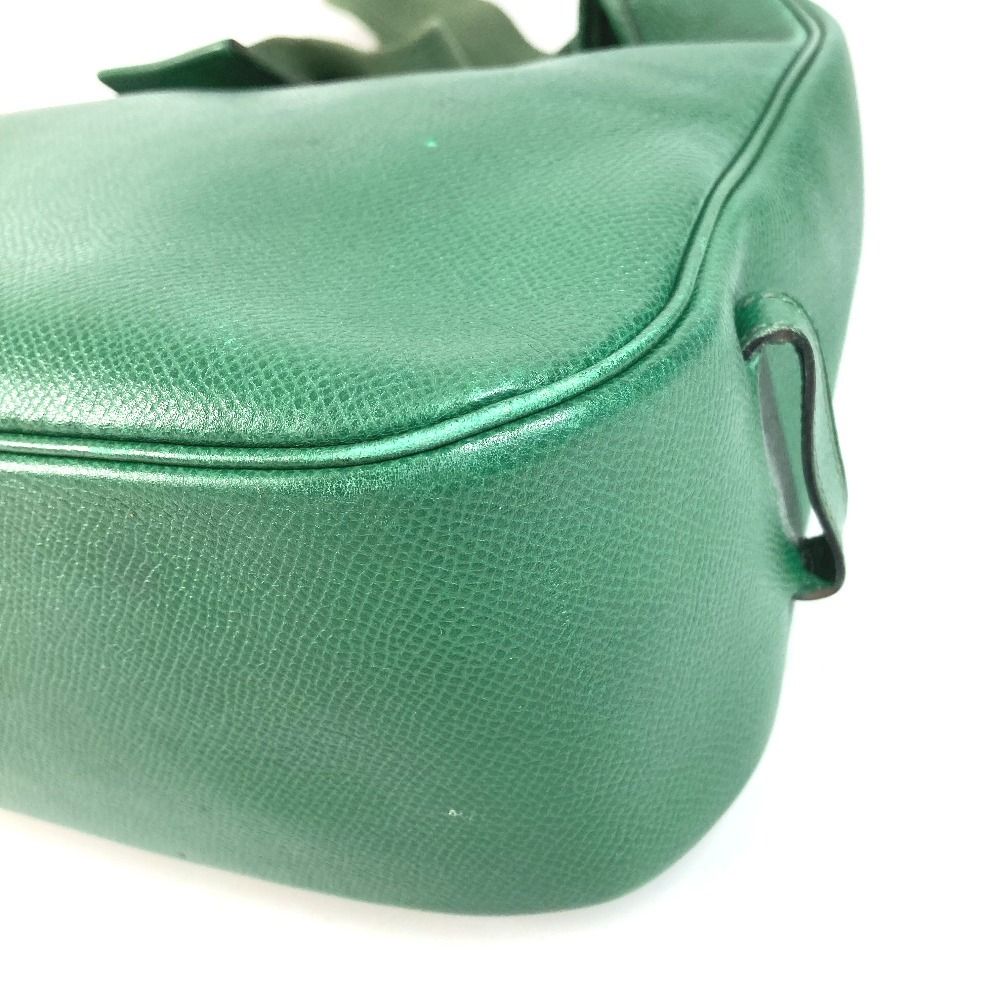 Hermes Shoulder Bag Saco Courchevel Green — view 6
