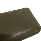 Celine Bifold Wallet Gray Beige Zip Around Leather — view 9
