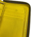 Celine Bifold Wallet Gray Beige Zip Around Leather — view 8