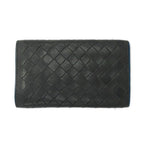 Bottega Veneta Key Case Dark Gray Blue Intrecciato 6 Key Holder Leather — view 2