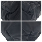 Prada Tessuto Black Silver Nylon Leather Shoulder — view 3