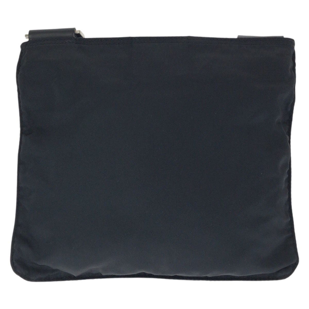 Prada Tessuto Black Silver Nylon Shoulder — view 2