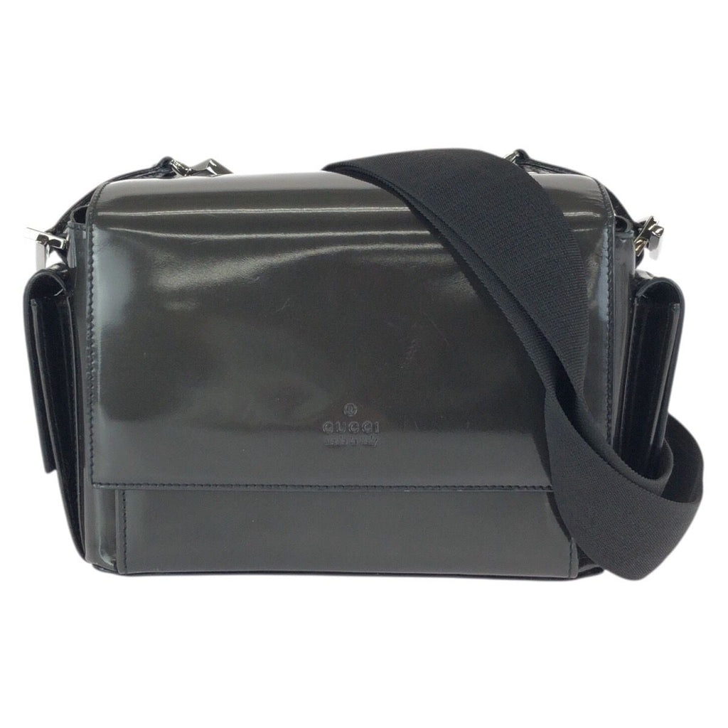 Gucci Gray Khaki Black Enamel 001 Shoulder
