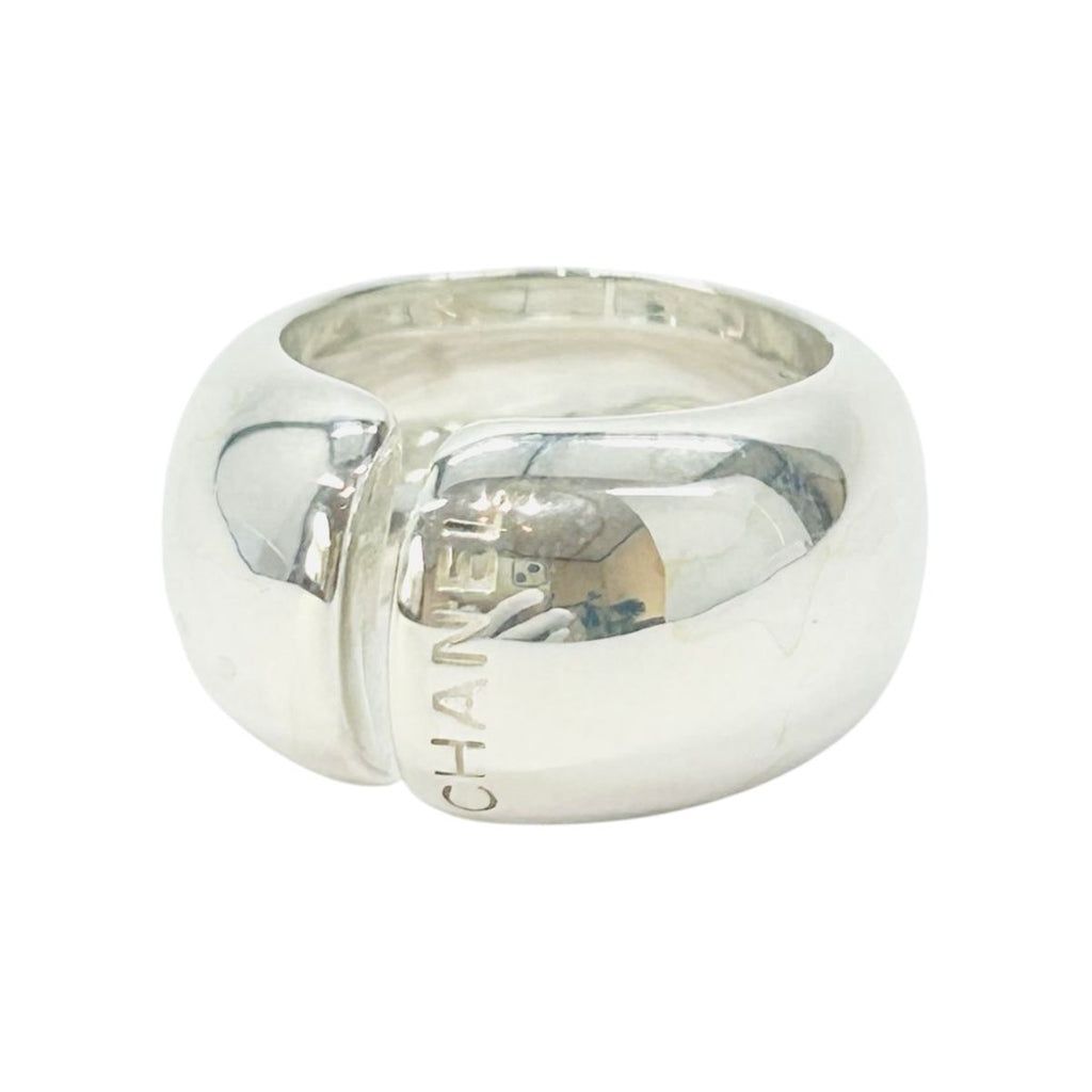Chanel Logo 925 Sterling Silver Ring