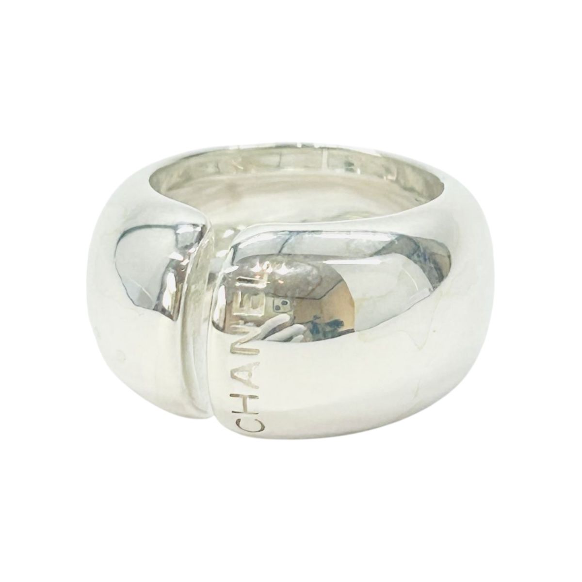 Chanel Logo 925 Sterling Silver Ring