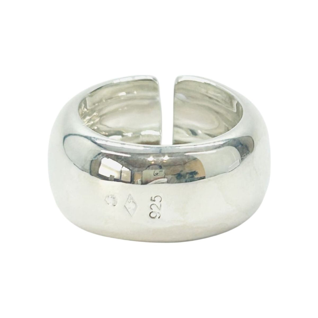 Chanel Logo 925 Sterling Silver Ring