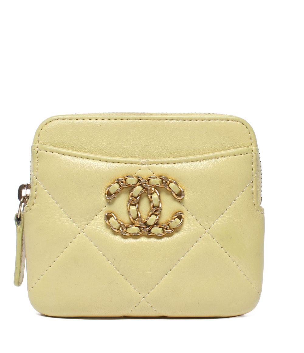 Chanel Coin Case Card Gold CC Logo 19