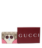 Gucci Bifold Wallet GG Supreme Canvas Mini Animal — view 9