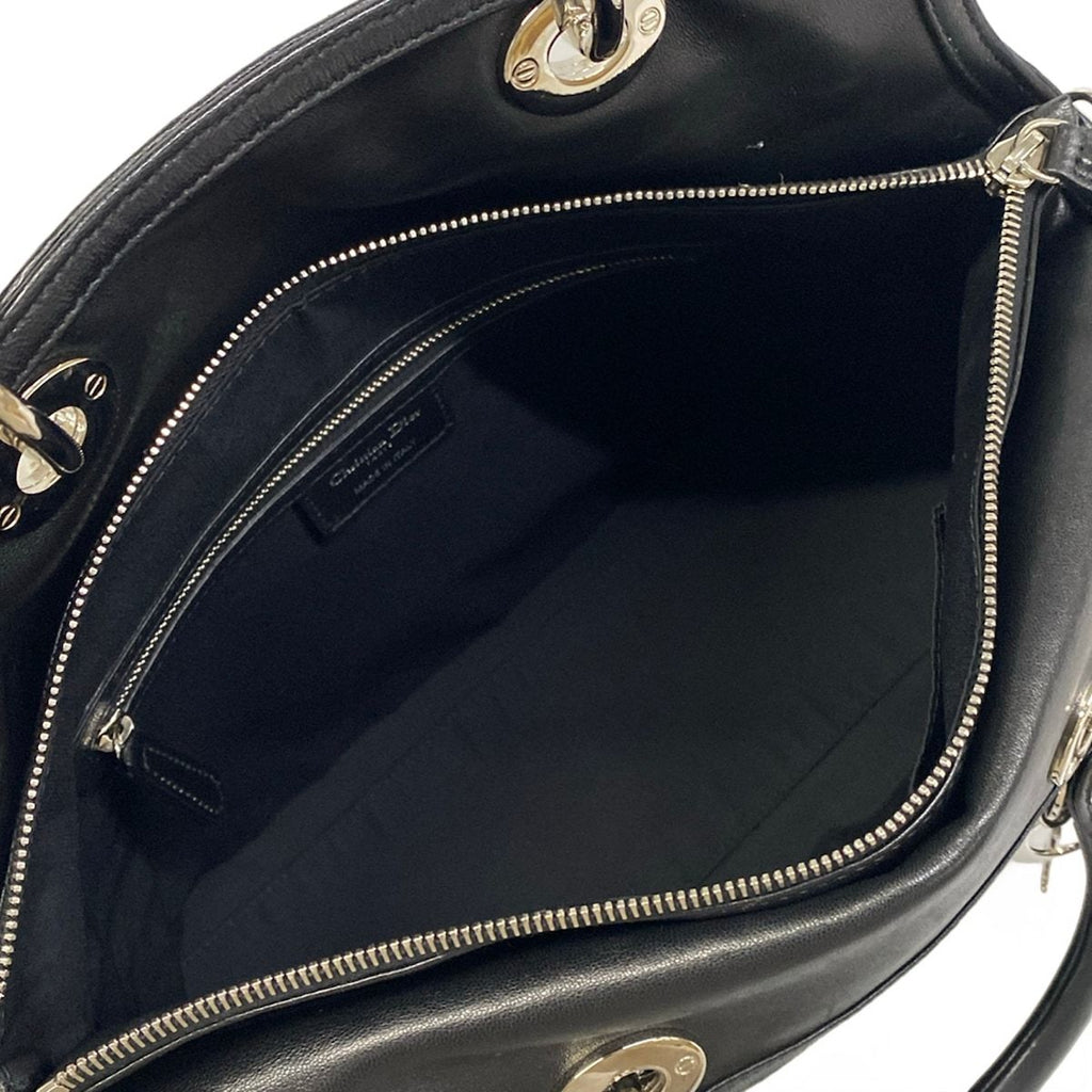 Dior Handbag Granville Black Leather — view 7