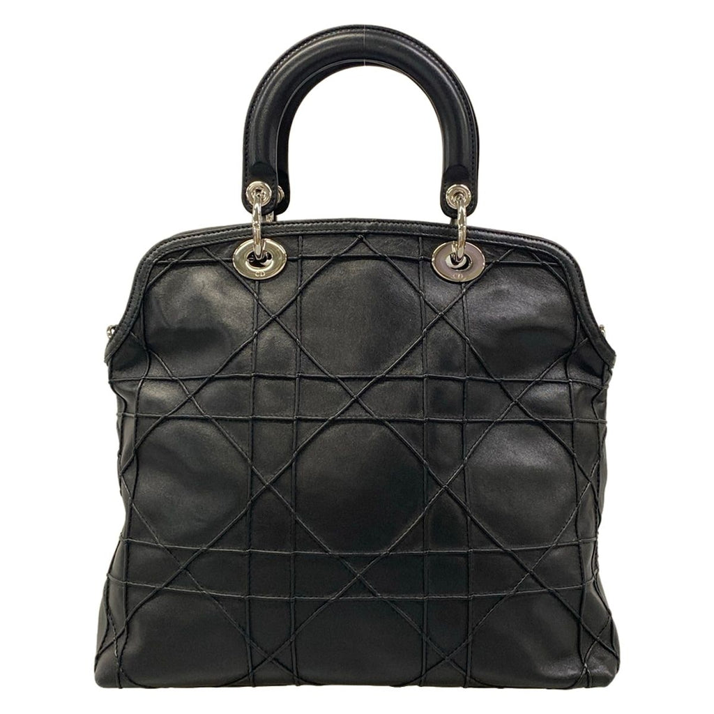 Dior Handbag Granville Black Leather — view 3
