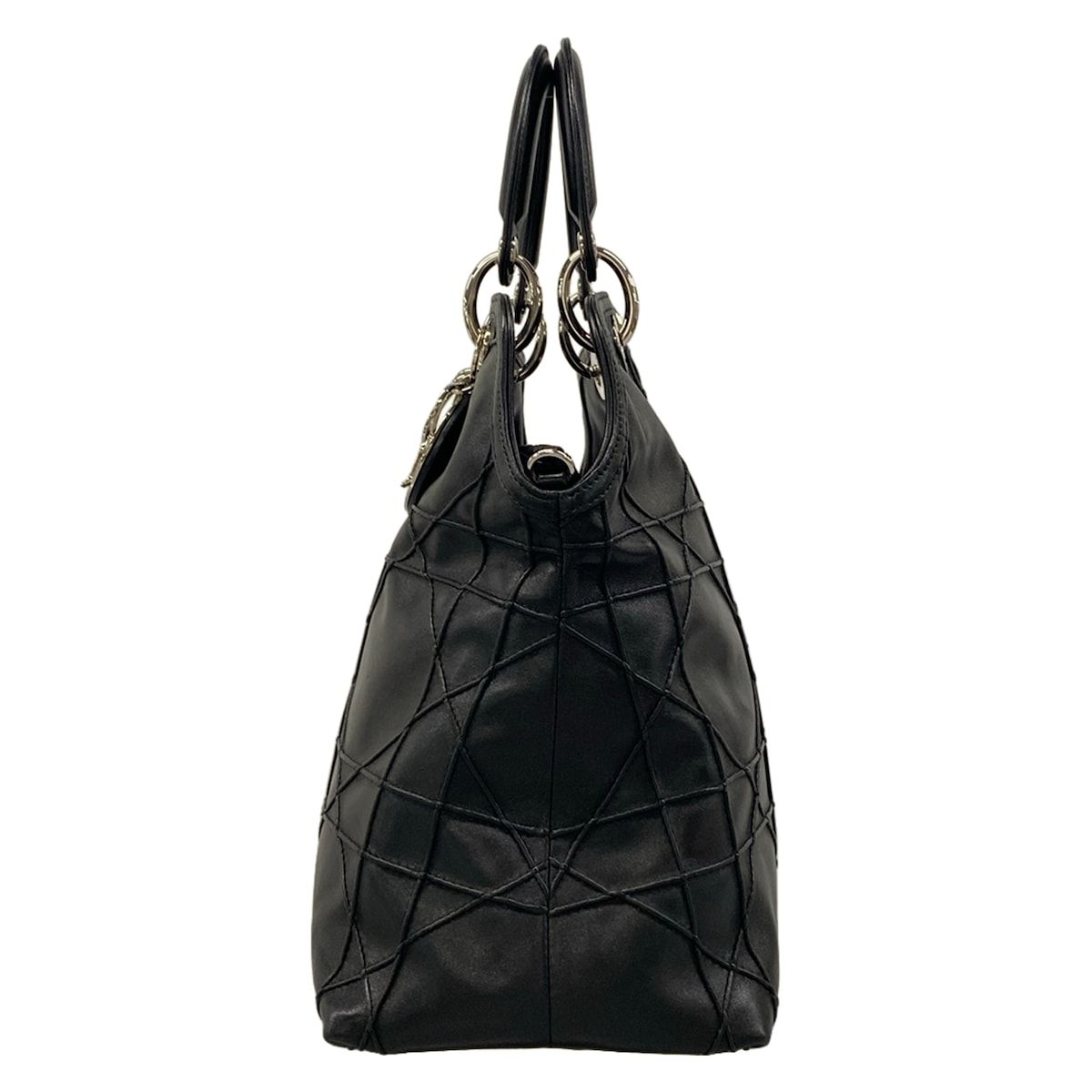 Dior Handbag Granville Black Leather — view 4