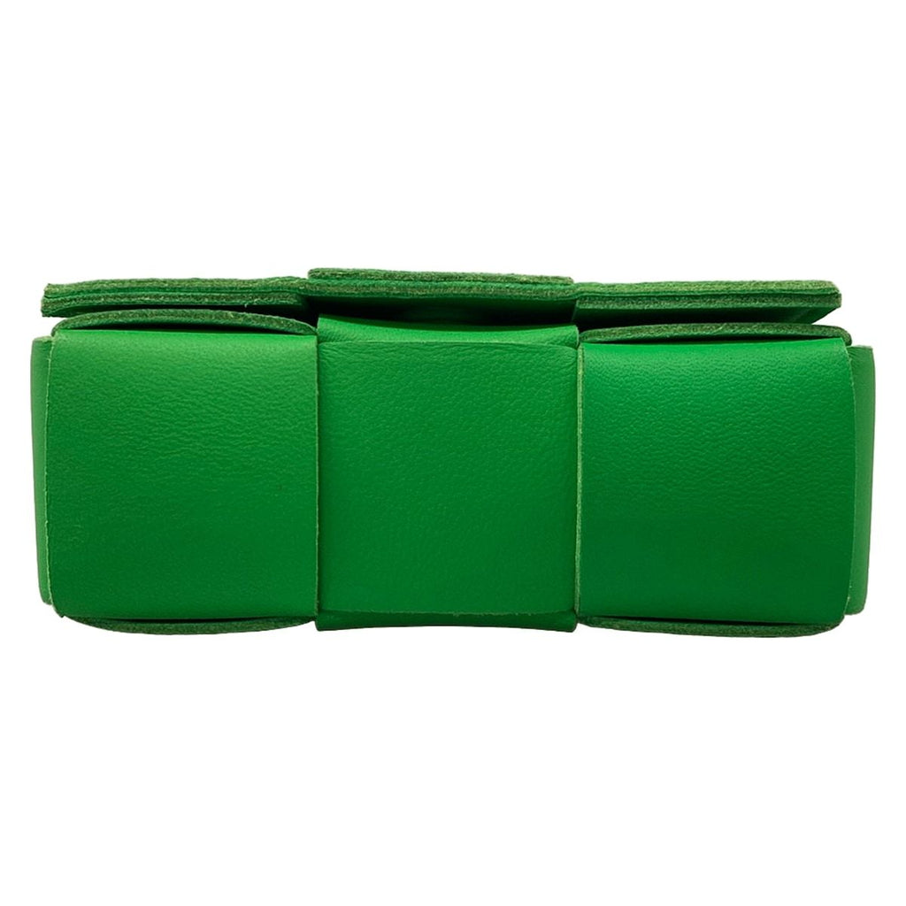Bottega Veneta Shoulder Bag Candy Cassette Green Leather — view 5
