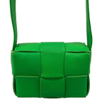 Bottega Veneta Shoulder Bag Candy Cassette Green Leather — view 3