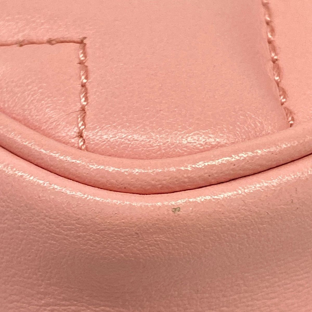 Gucci Shoulder Bag GG Marmont Pink Chain Leather — view 6