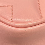 Gucci Shoulder Bag GG Marmont Pink Chain Leather — view 6