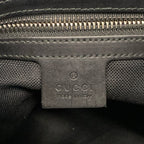 Gucci Shoulder Bag GG Plus Supreme Dark Gray Leather — view 8