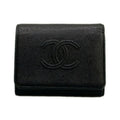 Chanel Trifold Wallet Black