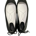 Chanel Flat Shoes 37.5 C Black CC Logo Ribbon Leather Lambskin — view 7