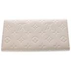 Louis Vuitton Monogram Empreinte Portefeuille Sarah Metis Long Flap Wallet Blue — view 2