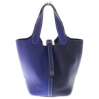 Hermes Picotin Kazak PM Blue Navy Taurillon Silver