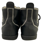 Chanel Sneakers Black High Cut Leather — view 6