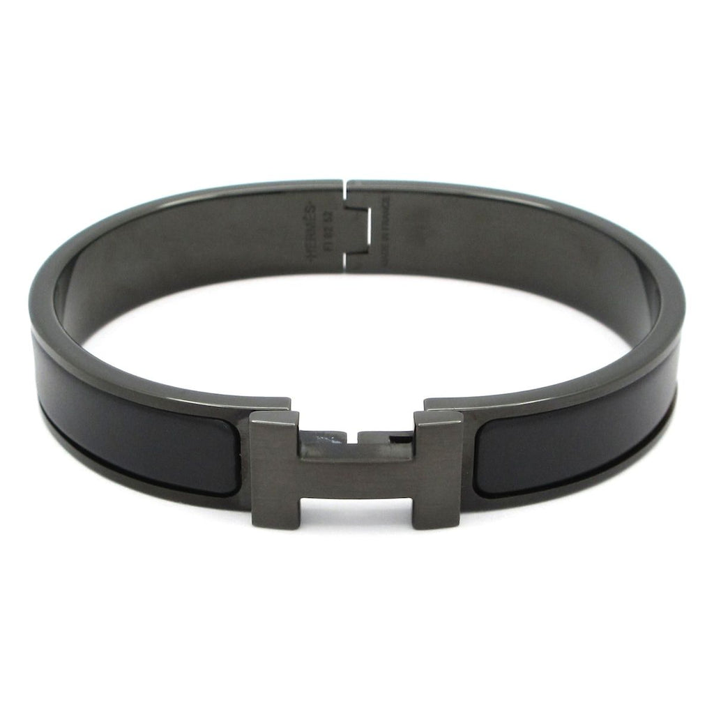 Hermes Bracelet Click HH So Black Matte Enamel