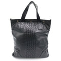 Bottega Veneta Intrecciato Tote Black Leather