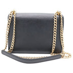 Prada Saffiano Leather Shoulder Bag Black — view 2