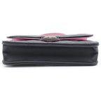 Chanel Quilted Phone Case Shoulder Bag Mini Chain Black Pink Lambskin Gold — view 4