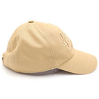 Gucci Logo Embroidery 6 Panel Baseball Cap Hat Beige — view 3