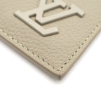 Louis Vuitton LV Aloe Gram Card Case Mini Wallet Light Green Khaki Leather — view 4