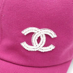 Chanel Beads CC Logo 6 Panel Cap Pink — view 5