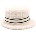 Dior D Bobbi Bob Hat Fur White — view 2