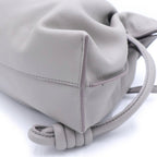 Loewe Flamenco Leather 2-Way Shoulder Handbag Gray — view 6