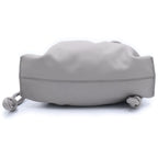 Loewe Flamenco Leather 2-Way Shoulder Handbag Gray — view 4