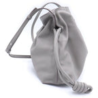 Loewe Flamenco Leather 2-Way Shoulder Handbag Gray — view 3