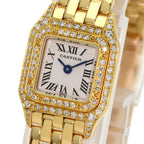 Cartier Mini Panther Watch 18k Yellow Gold Diamond — view 3