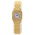 Cartier Mini Panther Watch 18k Yellow Gold Diamond