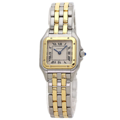 Cartier Panthère SM 2 Row Watch SS Yellow Gold