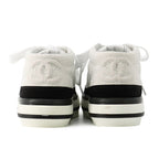 Chanel Sneakers CC Logo Suede 37 Black White — view 3