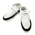 Chanel Sneakers CC Logo Suede 37 Black White