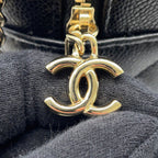 Chanel Quilted CC Logo Backpack Mini Caviar Leather 2-Way Shoulder Bag Black — view 7