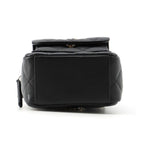 Chanel Quilted CC Logo Backpack Mini Caviar Leather 2-Way Shoulder Bag Black — view 3