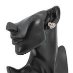 Chanel Earrings CC Logo Rhinestone — view 4