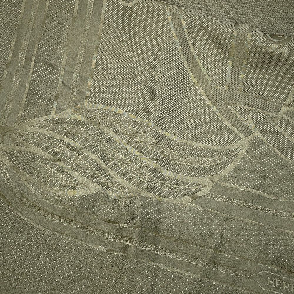 Hermes Shawl a Dos Riga Quadrige Silk Scarf — view 5