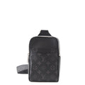 Louis Vuitton Belt Bag Monogram Eclipse Taiga Outdoor Black Taigarama