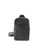 Louis Vuitton Belt Bag Monogram Eclipse Taiga Outdoor Black Taigarama